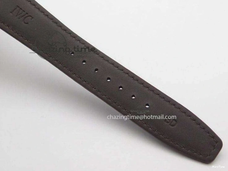 MIROTIME 0505 Portuguese Real PR IW500127 RG ZF 1:1 Best Edition Grey Red Dial On Brown Leather Strap A52010 V AllSeason 7331